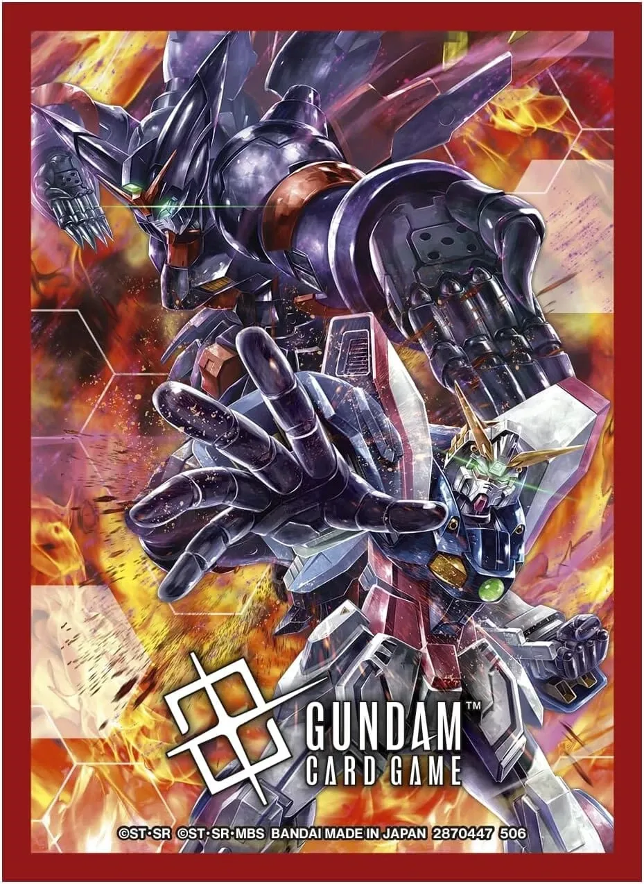 Gundam Card Game - Official Card Sleeves 02 (70 Sleeves) - Shining Gundam VS Master Gundam